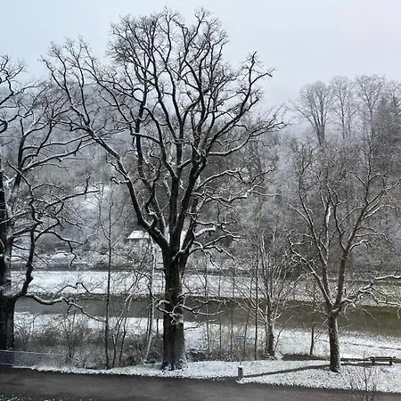 公寓 Luxury 2br, 2 Bath, Spacious Living With Open Kitchen, River View, Ideal For Long Stays, Parking, 10 Min To Center