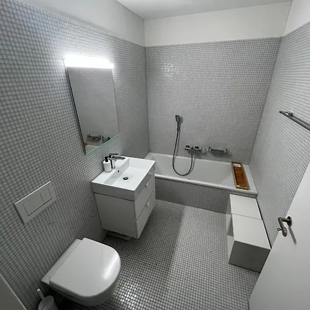 Luxury 2br, 2 Bath, Spacious Living With Open Kitchen, River View, Ideal For Long Stays, Parking, 10 Min To Center Zürich